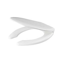 Asiento alargado cierre lento platinum slow 96 color blanco