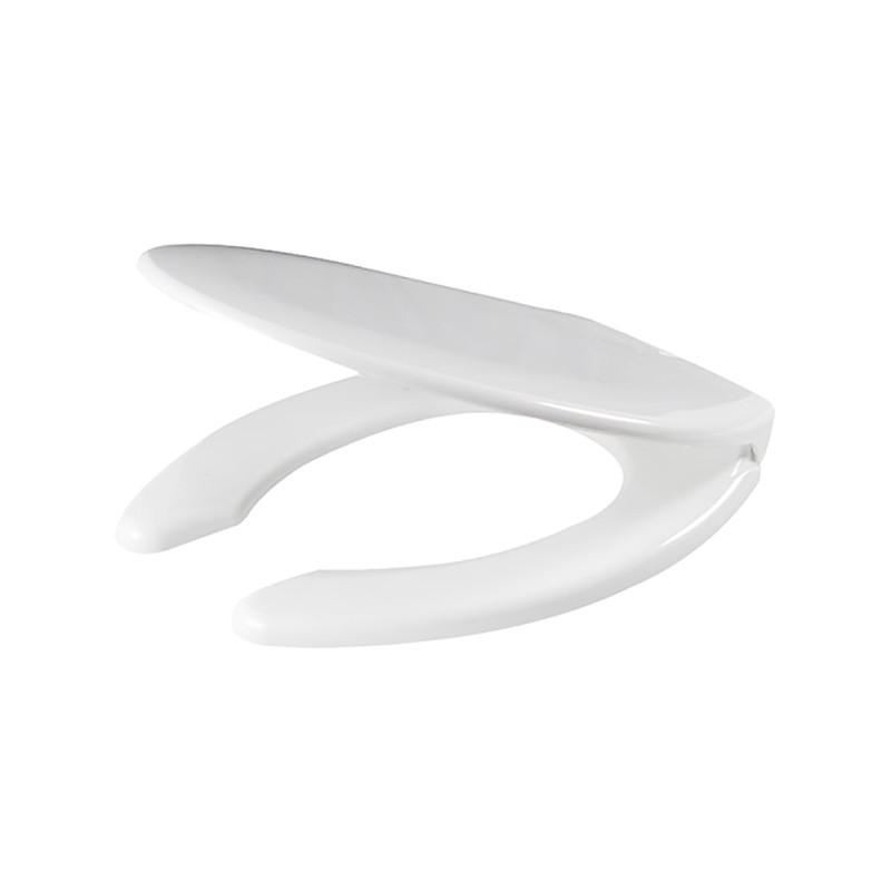 Asiento alargado cierre lento platinum slow 96 color blanco
