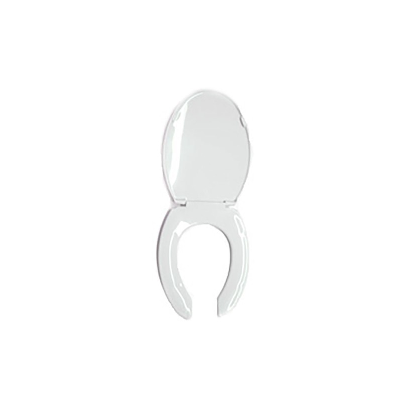 Asiento alargado color blanco