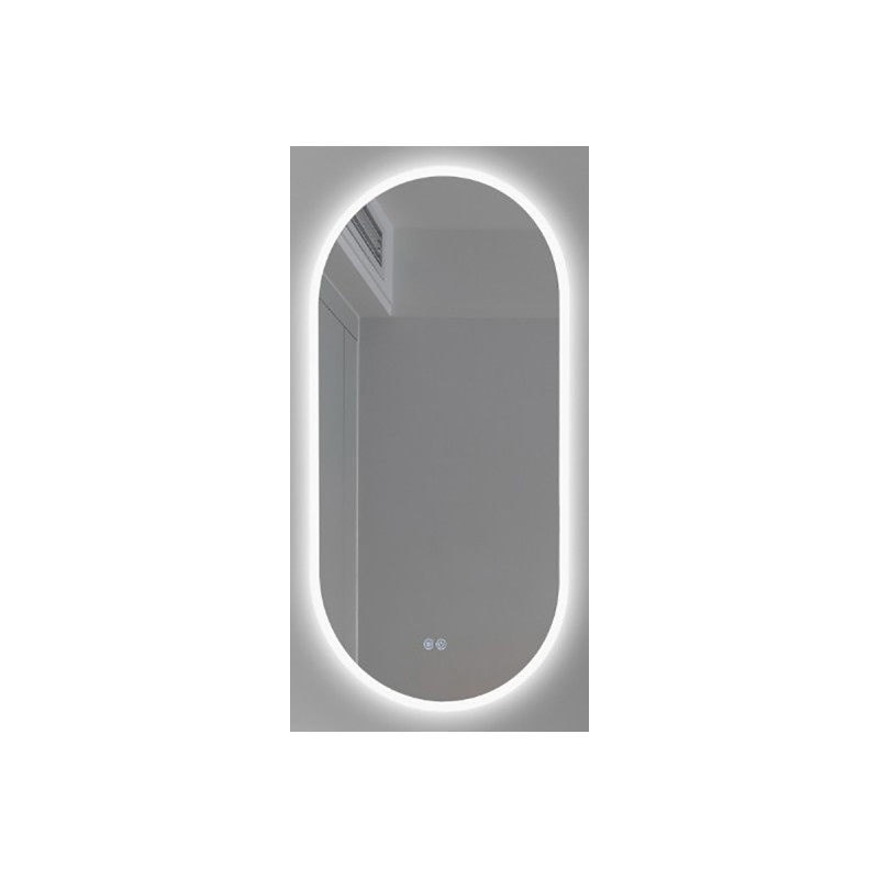 Espejo 90 x 45 cm, con luz led anti- empañante EL6080L