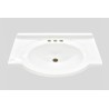 Lavabo Florencia  68 x 33 cm color blanco