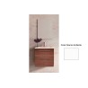 Kit tocador urban con espejo y lavabo 51 x 40 cm color blanco brillante