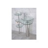 Tocador ATN-020 cristal templado transparente 74 x 120 x 46 cm