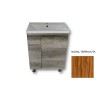Tocador Genova 60 color nogal terracota 60 x 38.5 x 85 cm