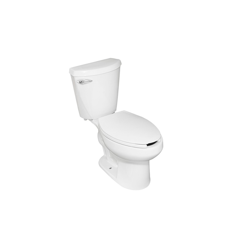 Inodoro alargado Austral de palanca color blanco