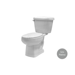 Inodoro alargado Jazmin color gris platino