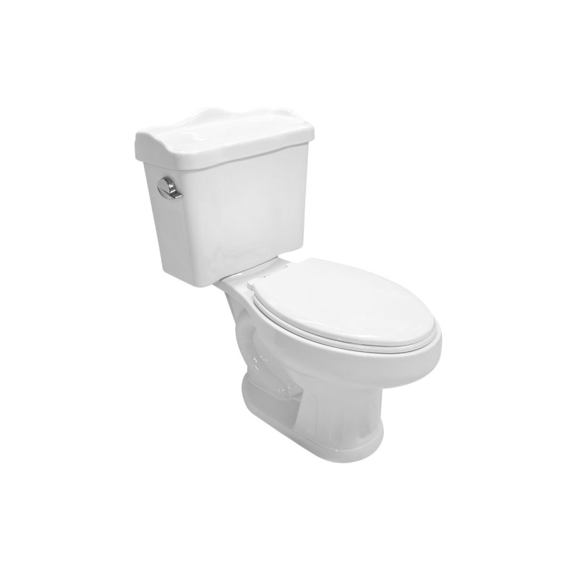Inodoro alargado Oxford blanco