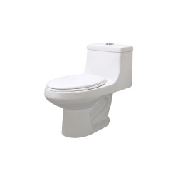 Inodoro alargado OP Sienna color blanco