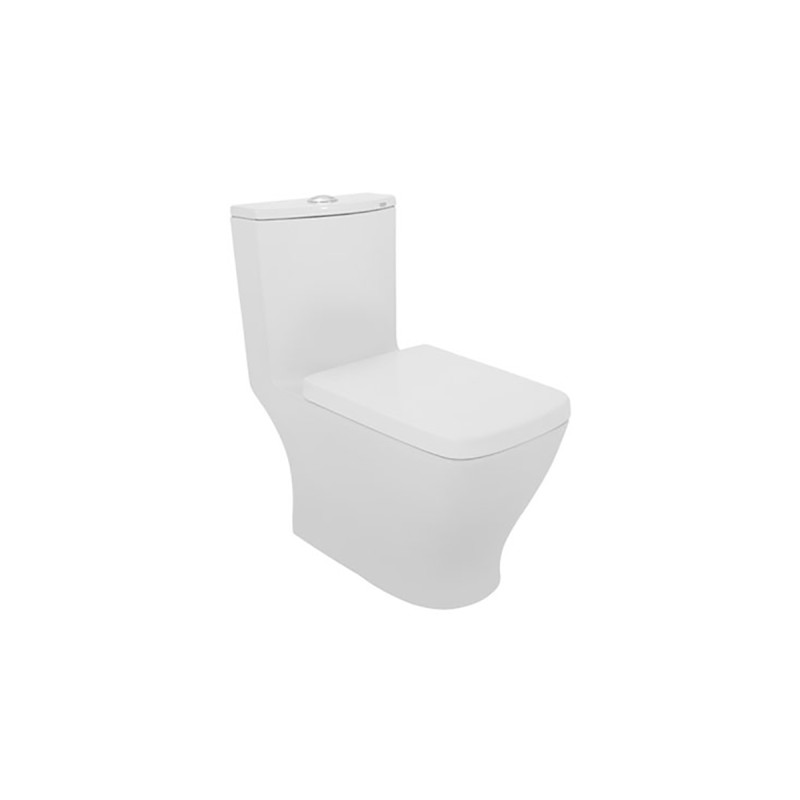 Inodoro one piece Capri plus trampa oculta color blanco