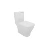 Inodoro one piece Capri plus trampa oculta color blanco