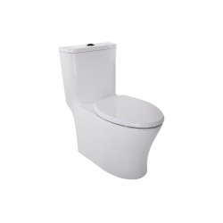 Inodoro one piece Rivoli plus, color blanco