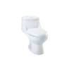 Inodoro alargado One piece Oporto color blanco