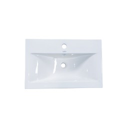 Lavabo Ain color blanco