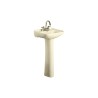 Lavabo con pedestal Cosmo de 4" color hueso