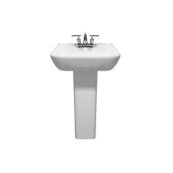 Lavabo con pedestal Goya color blanco