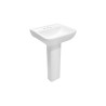 Lavabo con pedestal Goya color blanco a un taladro