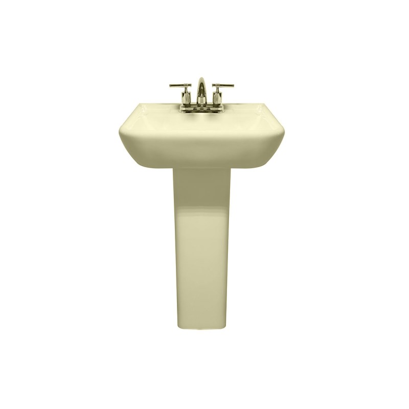 Lavabo con pedestal Goya color marfil