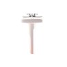 Lavabo con pedestal Habitat color blanco