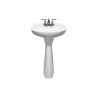 Lavabo con pedestal Jazmín color blanco | Ferretería Ensueño