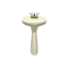 Lavabo con pedestal Jazmín color marfil