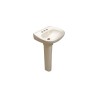 Lavabo con pedestal Lucas color marfil
