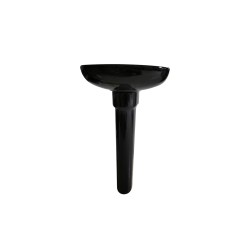 Lavabo con pedestal Lucas color negro