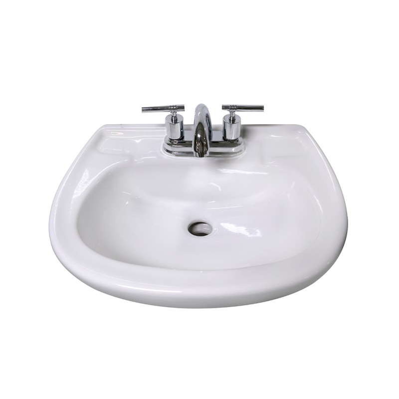 Lavabo Lucas color blanco