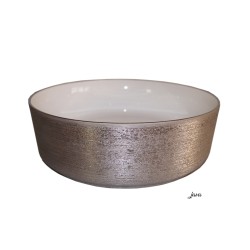 Lavabo de sobre poner  Java acabado plata