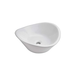 Lavabo de sobreponer Cassini color blanco
