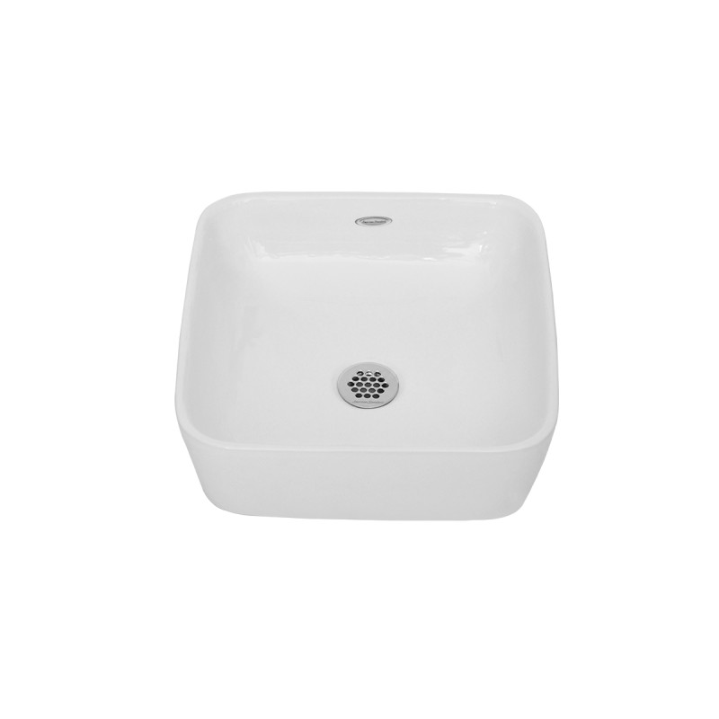 Lavabo de sobreponer Creta color blanco