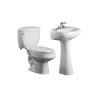 Paquete de baño con inodoro alargado Andromeda y lavabo Austria color blanco