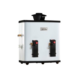 Calentador de paso Poderus 15 gas LP, 3 servicios