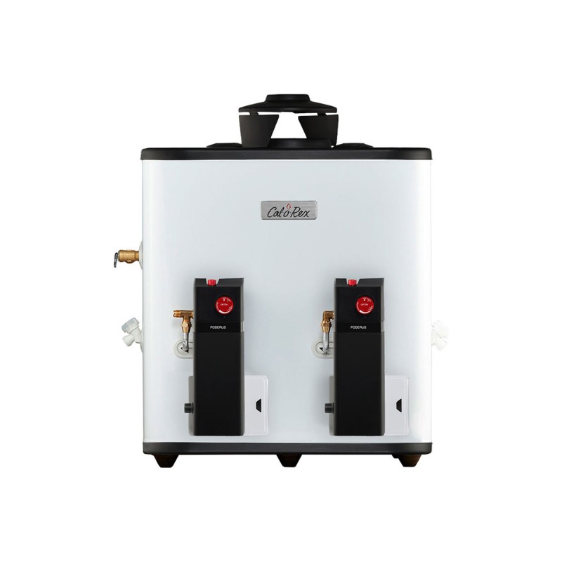 Calentador de paso Poderus 20 gas LP, 4 servicio