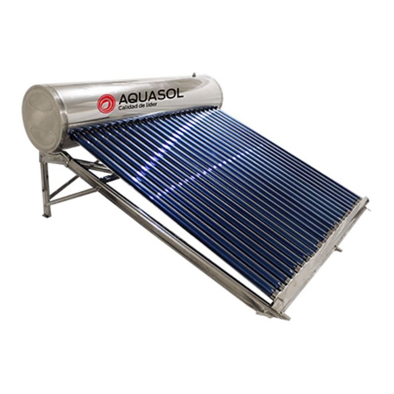 Calentador Solar 259 lts con sistema de gravedad Inox, 24 tubos