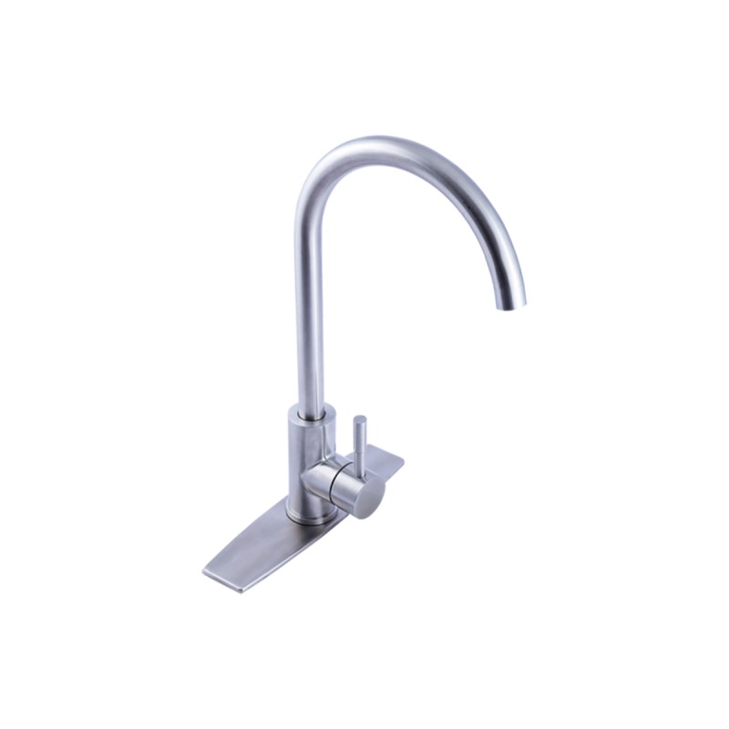 Monomando de acero inoxidable para fregadero 10070