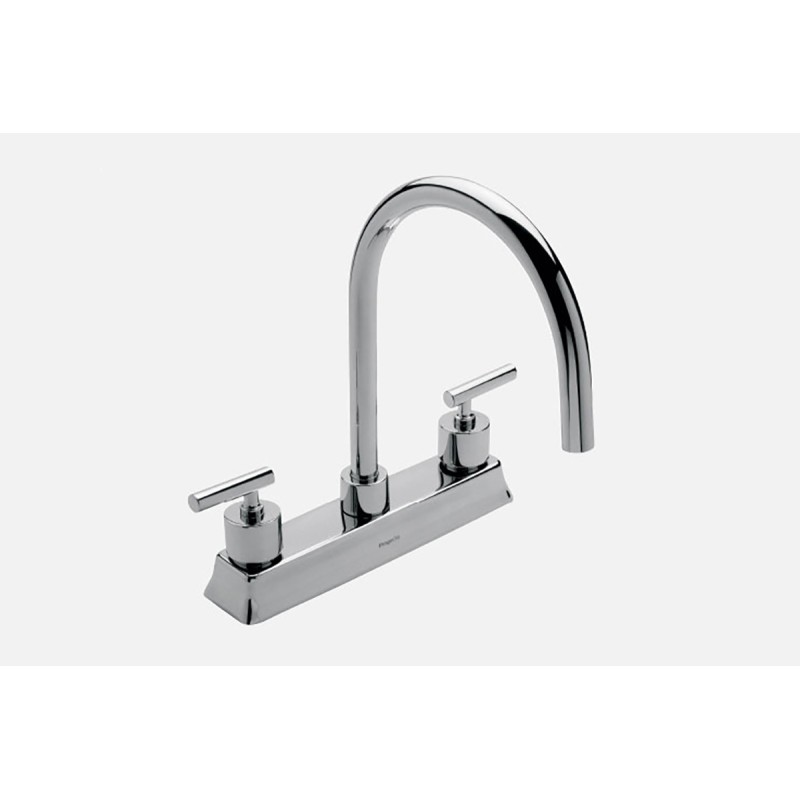 Mezcladora de fregadero Spacio, modelo MEF-SP-01, acabado cromo