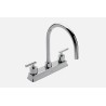Mezcladora de fregadero Spacio, modelo MEF-SP-01, acabado cromo