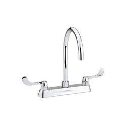 Mezcladora Flamingo para fregadero de 8", modelo HM38, acabado cromo