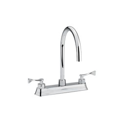 Mezcladora para fregadero 8", modelo Albatros HM37, acabado cromo