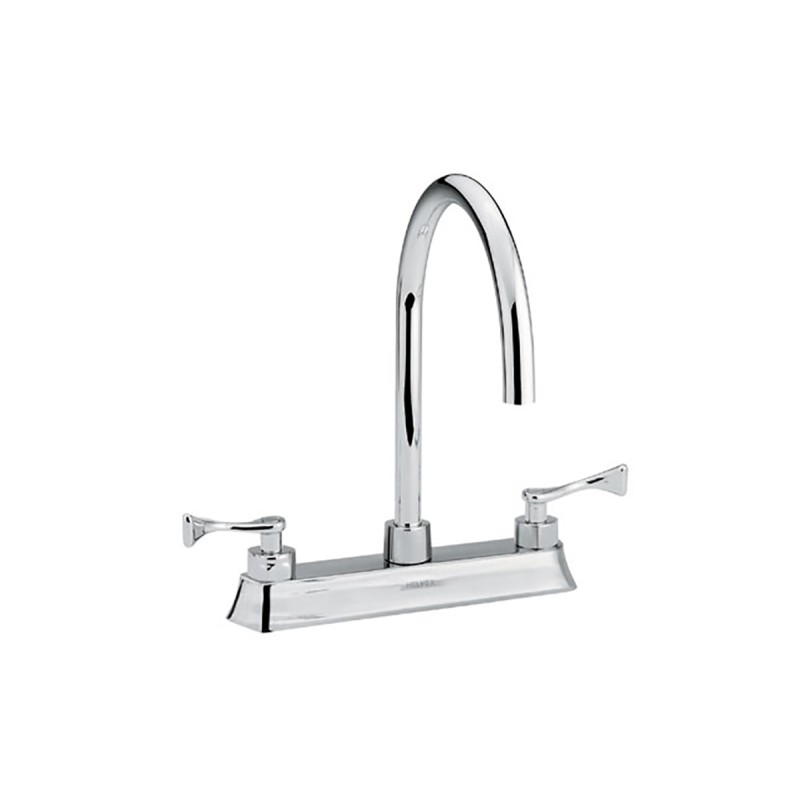 Mezcladora para fregadero 8", modelo Albatros HM37, acabado cromo