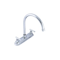Mezcladora para fregadero de 8", modelo 2240-MP,  acero inoxidable