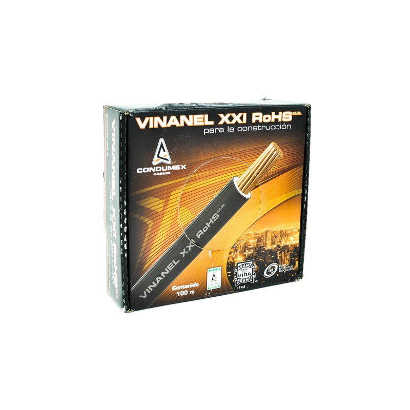 Cable blanco por rollo THHW10