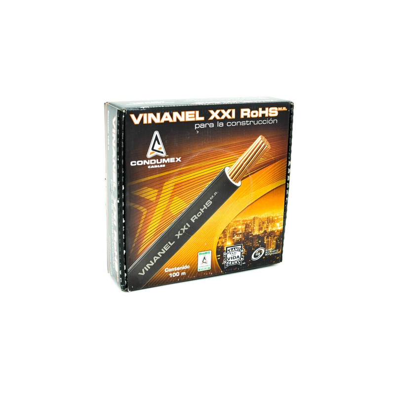 Cable negro por rollo THHW14