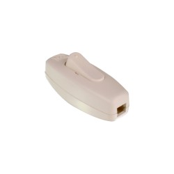 Apagador de paso para lámpara de buro 348 color marfil