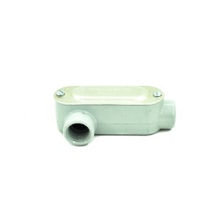 "L" derecho condulet ovalado 13 mm