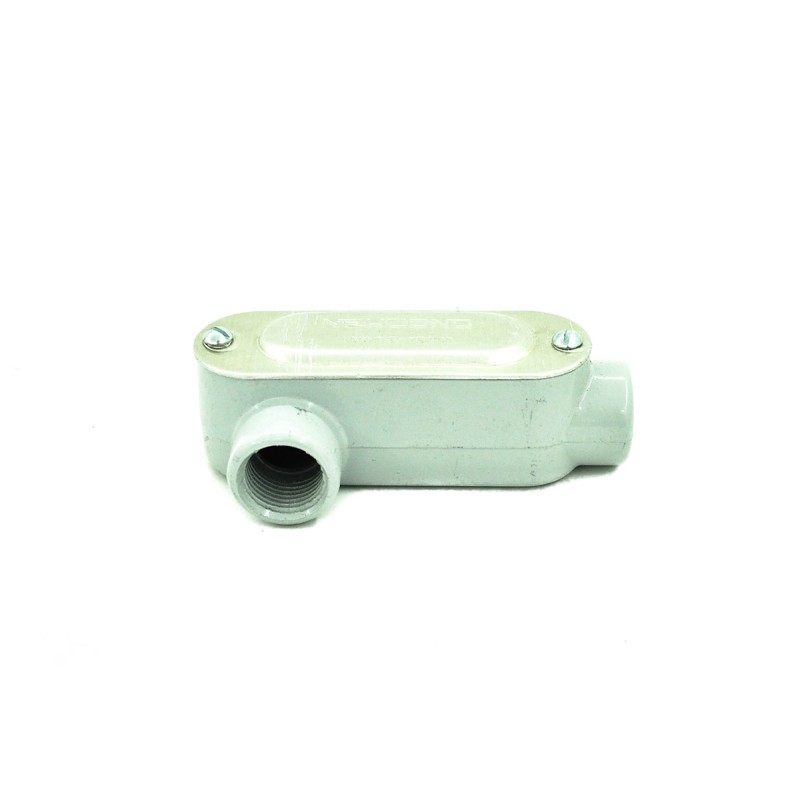 "L" derecho condulet ovalado 13 mm