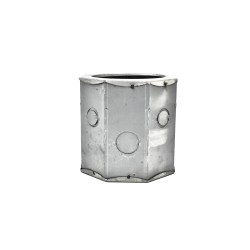 Bote integral para lampara Spot 75 w con plafón 15 cm de alto