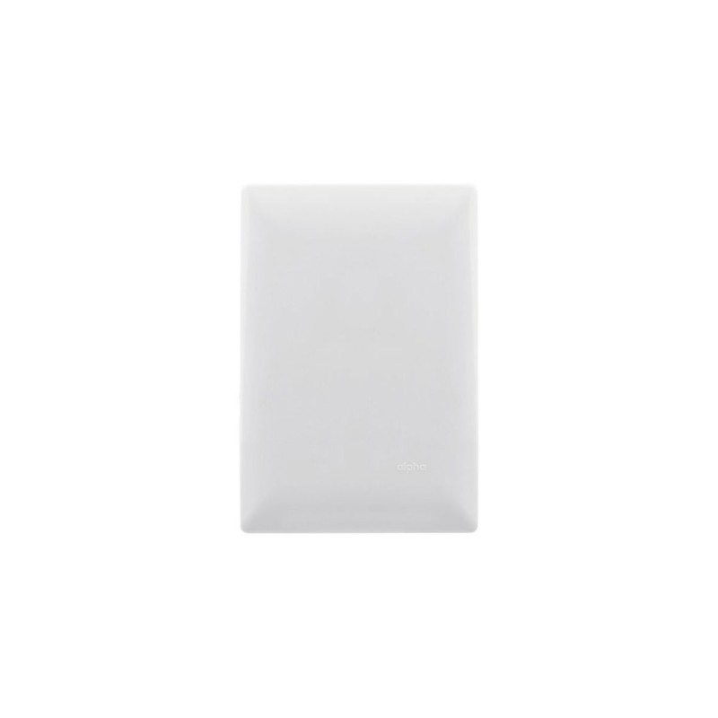 Tapa ciega E913BNO ALPHA, color lexano blanco
