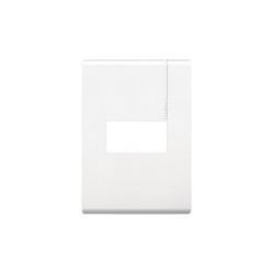 Tapa de 1 módulo color blanco