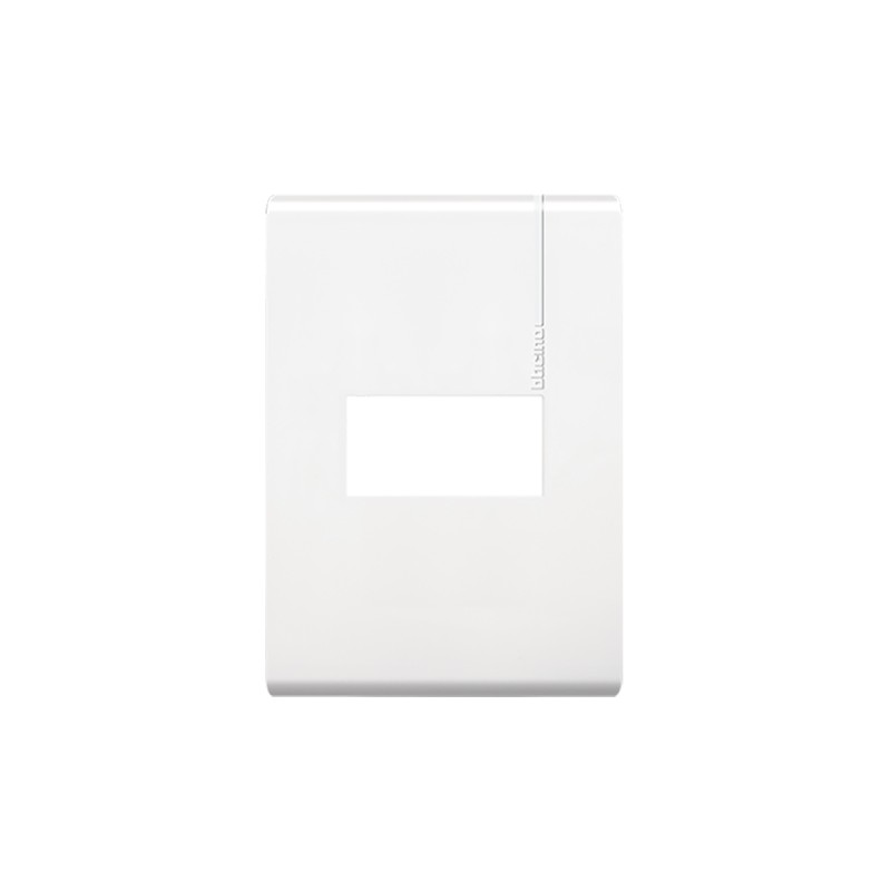 Tapa de 1 módulo color blanco